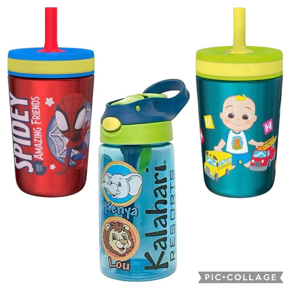 (3) Kids Tumblers